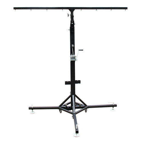 PT012-H4m with wheels single beam light stand