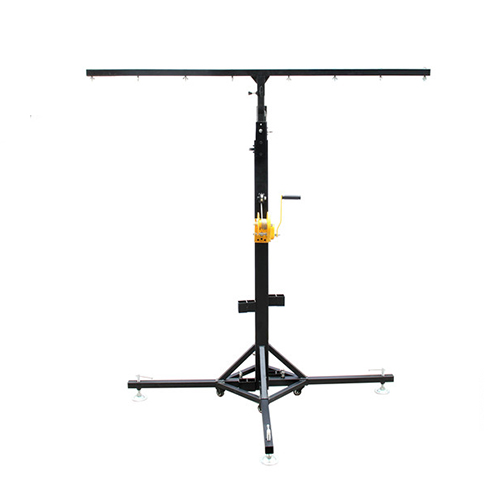  PT011-H4m with wheels single beam light stand